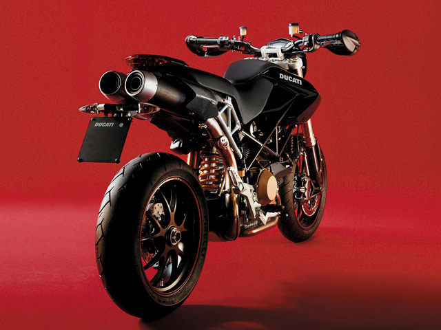 Ducati Hypermotard 1100 S black Heck